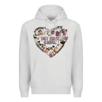 Dove Grey but first coffee Premium Hoodie - MaliasSmallBusiness