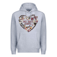 Heather Grey but first coffee Premium Hoodie - MaliasSmallBusiness