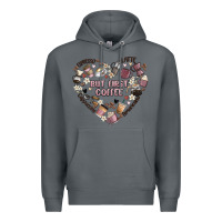 Rock but first coffee Premium Hoodie - MaliasSmallBusiness