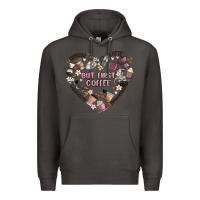 Smoke but first coffee Premium Hoodie - MaliasSmallBusiness