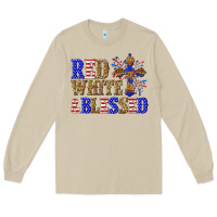 Mushroom red white and blessed Long Sleeve Tee - texasbilliewilder