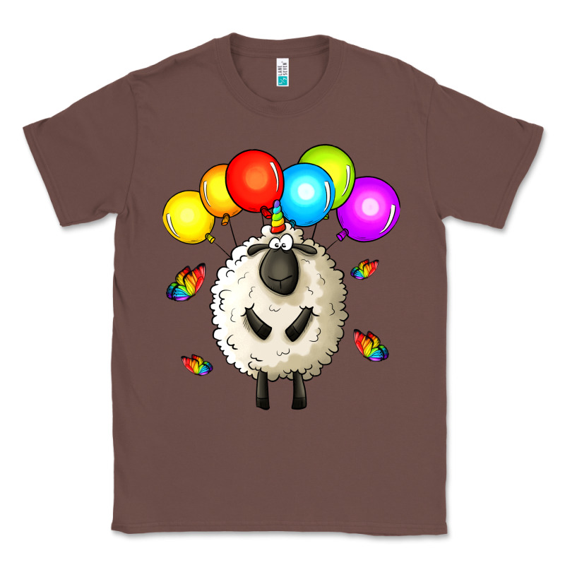 Rainbow Sheep Classic Tee by Zillion Design Studio | Teevron
