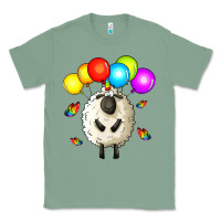Sage rainbow sheep Classic Tee - Zillion Design Studio