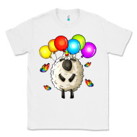 White rainbow sheep Classic Tee - Zillion Design Studio
