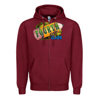 Burgundy fourth grade dude Zipper Hoodie - RanaPortraitStore