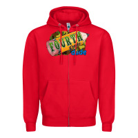 Red fourth grade dude Zipper Hoodie - RanaPortraitStore