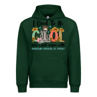 Forest Green i used to be cool now i just argue with miniature Urban Hoodie - MaliasSmallBusiness