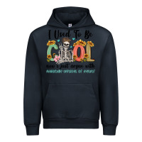 Navy i used to be cool now i just argue with miniature Urban Hoodie - MaliasSmallBusiness