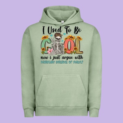 I Used To Be Cool Now I Just Argue With Miniature Urban Hoodie Designed By Maliassmallbusiness