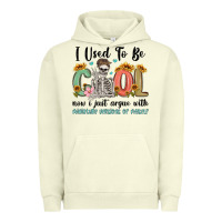 Pigment Pistachio i used to be cool now i just argue with miniature Urban Hoodie - MaliasSmallBusiness