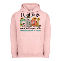 Pigment Salmon i used to be cool now i just argue with miniature Urban Hoodie - MaliasSmallBusiness