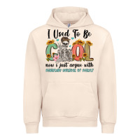 Sandshell i used to be cool now i just argue with miniature Urban Hoodie - MaliasSmallBusiness