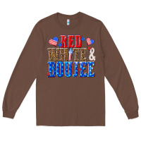 Chestnut red white and boujee billie wilder Long Sleeve Tee - texasbilliewilder