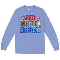 Colony Blue red white and boujee billie wilder Long Sleeve Tee - texasbilliewilder