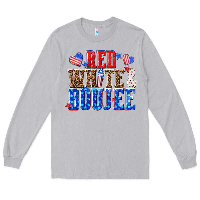 Red White And Boujee Billie Wilder Long Sleeve Tee by texasbilliewilder | Teevron