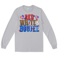 Moon Dust red white and boujee billie wilder Long Sleeve Tee - texasbilliewilder
