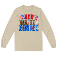 Mushroom red white and boujee billie wilder Long Sleeve Tee - texasbilliewilder