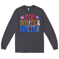 Smoke red white and boujee billie wilder Long Sleeve Tee - texasbilliewilder