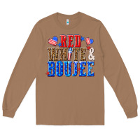 Toasted Coconut red white and boujee billie wilder Long Sleeve Tee - texasbilliewilder