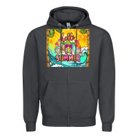 Smoke hello summer gnomes Zipper Hoodie - Zillion Design Studio