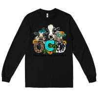 Black ocd obsessive cow disorder Long Sleeve Tee - AdoDesignShop