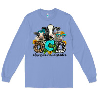 Colony Blue ocd obsessive cow disorder Long Sleeve Tee - AdoDesignShop