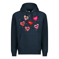 Navy howdy valentine Premium Hoodie - MaliasSmallBusiness