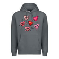 Rock howdy valentine Premium Hoodie - MaliasSmallBusiness