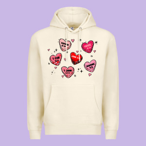 Howdy Valentine Premium Hoodie Designed By Maliassmallbusiness