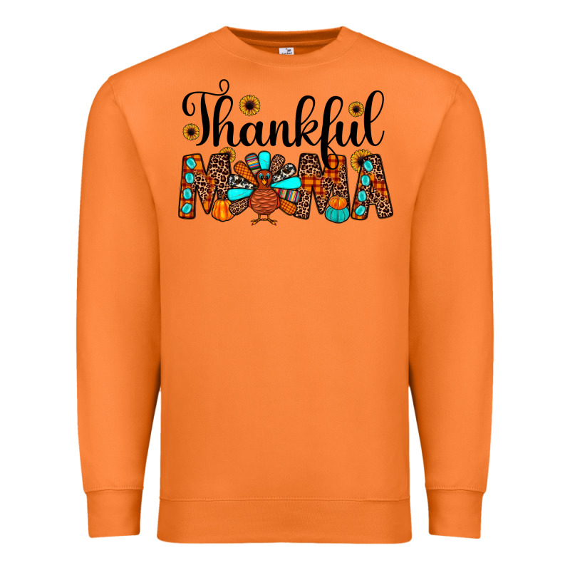 Thankful Mama Premium Sweatshirt by JahusDesignShop | Teevron