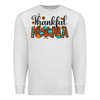 Oatmeal Heather thankful mama Premium Sweatshirt - JahusDesignShop