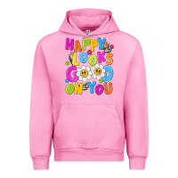 Fuchsia Pink happy looks good on you Urban Hoodie - NancyCooperArtShop