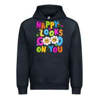 Navy happy looks good on you Urban Hoodie - NancyCooperArtShop