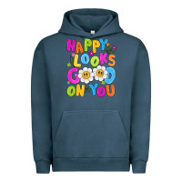Pigment Midnight Navy happy looks good on you Urban Hoodie - NancyCooperArtShop