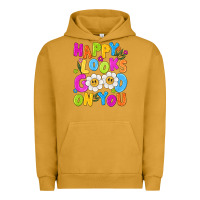 Pigment Peanut Butter happy looks good on you Urban Hoodie - NancyCooperArtShop