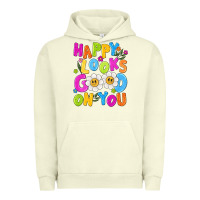 Pigment Pistachio happy looks good on you Urban Hoodie - NancyCooperArtShop