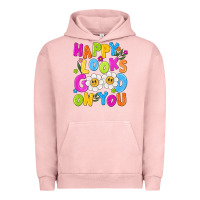 Pigment Salmon happy looks good on you Urban Hoodie - NancyCooperArtShop