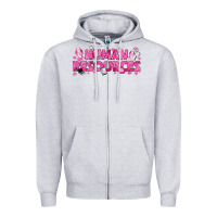 Heather Grey Breast Cancer Human Resources Zipper Hoodie - texasbilliewilder