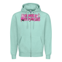 Seafoam Breast Cancer Human Resources Zipper Hoodie - texasbilliewilder