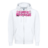 White Breast Cancer Human Resources Zipper Hoodie - texasbilliewilder