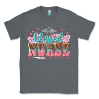 Charcoal Heather blessed nurse Classic Tee - texasbilliewilder