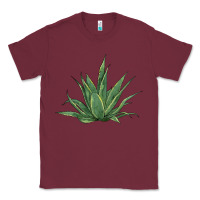 Burgundy cactus Classic Tee - BarkalooDesign