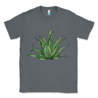 Charcoal Heather cactus Classic Tee - BarkalooDesign
