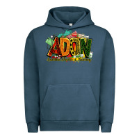 Pigment Midnight Navy adon assistant director of nursing juneteenth Urban Hoodie - NancyCooperArtShop