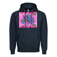 Navy cute and fluffy stitch Zipper Hoodie - Zillion Design Studio
