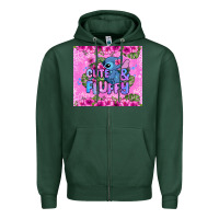 Sports Green cute and fluffy stitch Zipper Hoodie - Zillion Design Studio