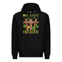 Black not lucky just really blessed malia Premium Hoodie - MaliasSmallBusiness