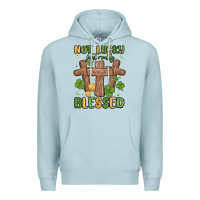 Blue Mist not lucky just really blessed malia Premium Hoodie - MaliasSmallBusiness