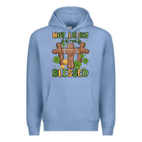 Colony Blue not lucky just really blessed malia Premium Hoodie - MaliasSmallBusiness