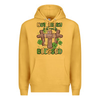 Mustard not lucky just really blessed malia Premium Hoodie - MaliasSmallBusiness